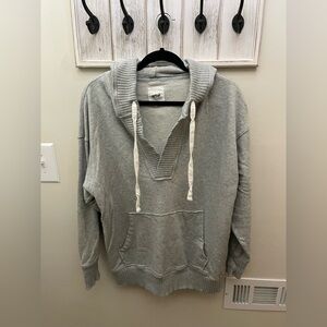aerie oversized Gray Hoodie Sweatshirt- size S/P